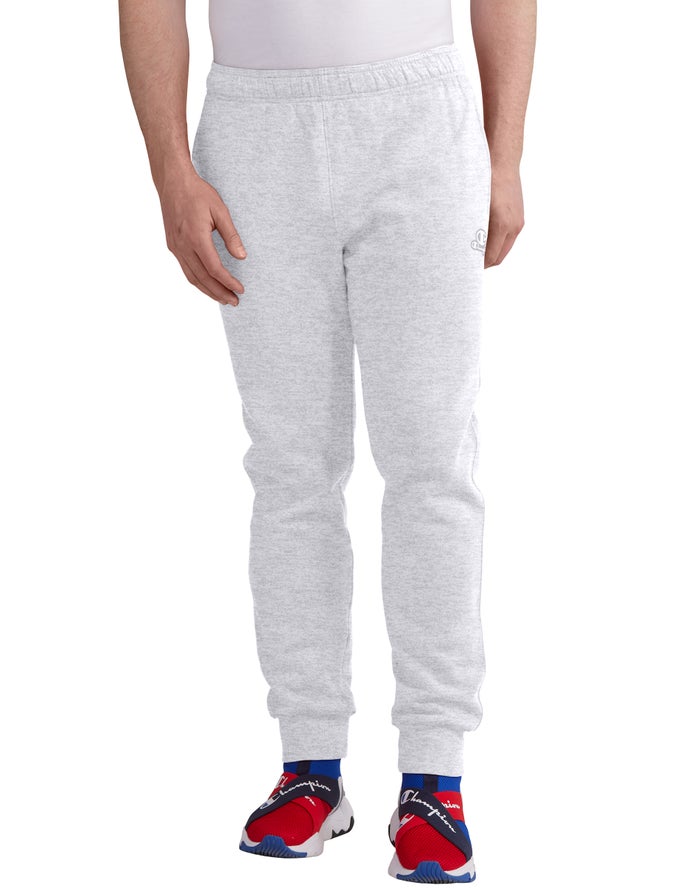 Champion Classic Fleece Erkek Joggers Gri ( HMIQWC258 )